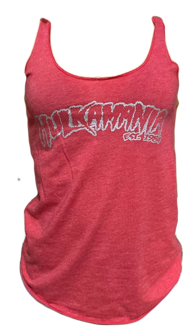 Hogan's Beach Shop Red Vintage Hulkamania Womens Tank 1 Hogan's Beach Shop Red Vintage Hulkamania Womens Tank