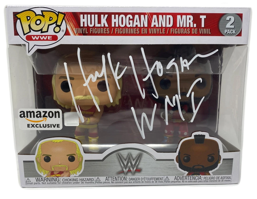 Hogan's Beach Shop Hulk Hogan & Mr. T, Hulkamania 2 Pack,White Amazon Exclusive (51720) Signed Funko Pop AUTOGRAPHED TOYS & FIGURES 1 Hogan's Beach Shop Hulk Hogan & Mr. T, Hulkamania 2 Pack,White Amazon Exclusive (51720) Signed Funko Pop AUTOGRAPHED TOYS & FIGURES