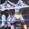 Hogan's Beach Shop AUTOGRAPHED POSTERS Hulk & Andre Black & White Signed Poster 16X20
