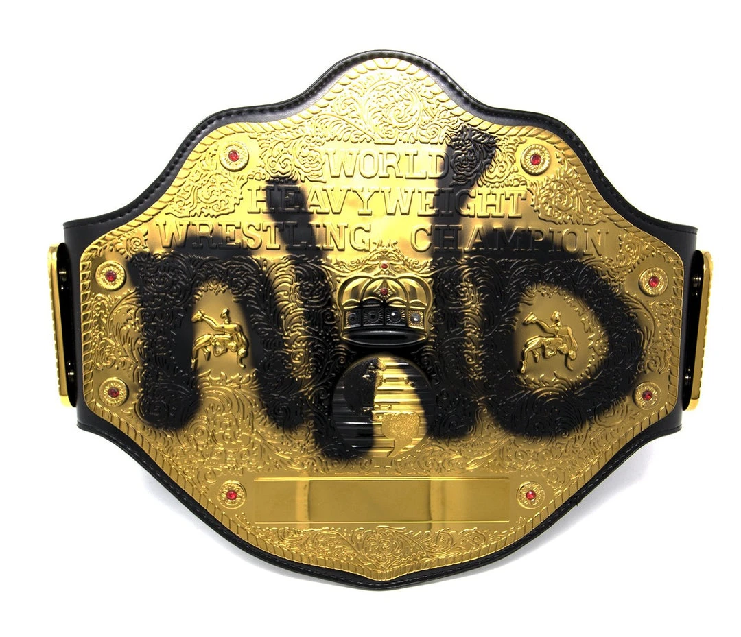 Hogan's Beach Shop Hollywood Hogan Signed WCW NWO Championship Title Belt Replica 1 Hogan's Beach Shop Hollywood Hogan Signed WCW NWO Championship Title Belt Replica