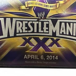 Hogan's Beach Shop AUTOGRAPHED MEDIA Wrestlemania 30 Hulk Hogan Signed Seat