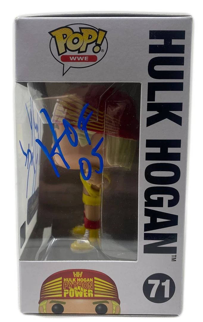 Hogan's Beach Shop Python Power Funko Pop Signed In Blue 2 Hogan's Beach Shop Python Power Funko Pop Signed In Blue