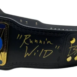 Hogan's Beach Shop AUTOGRAPHED TITLE BELTS WWE Black Intercontinental Championship Replica Title Belt