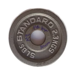 Hogan's Beach Shop Hulk Hogan Signed Personal 5lb Weight Lifting Plate