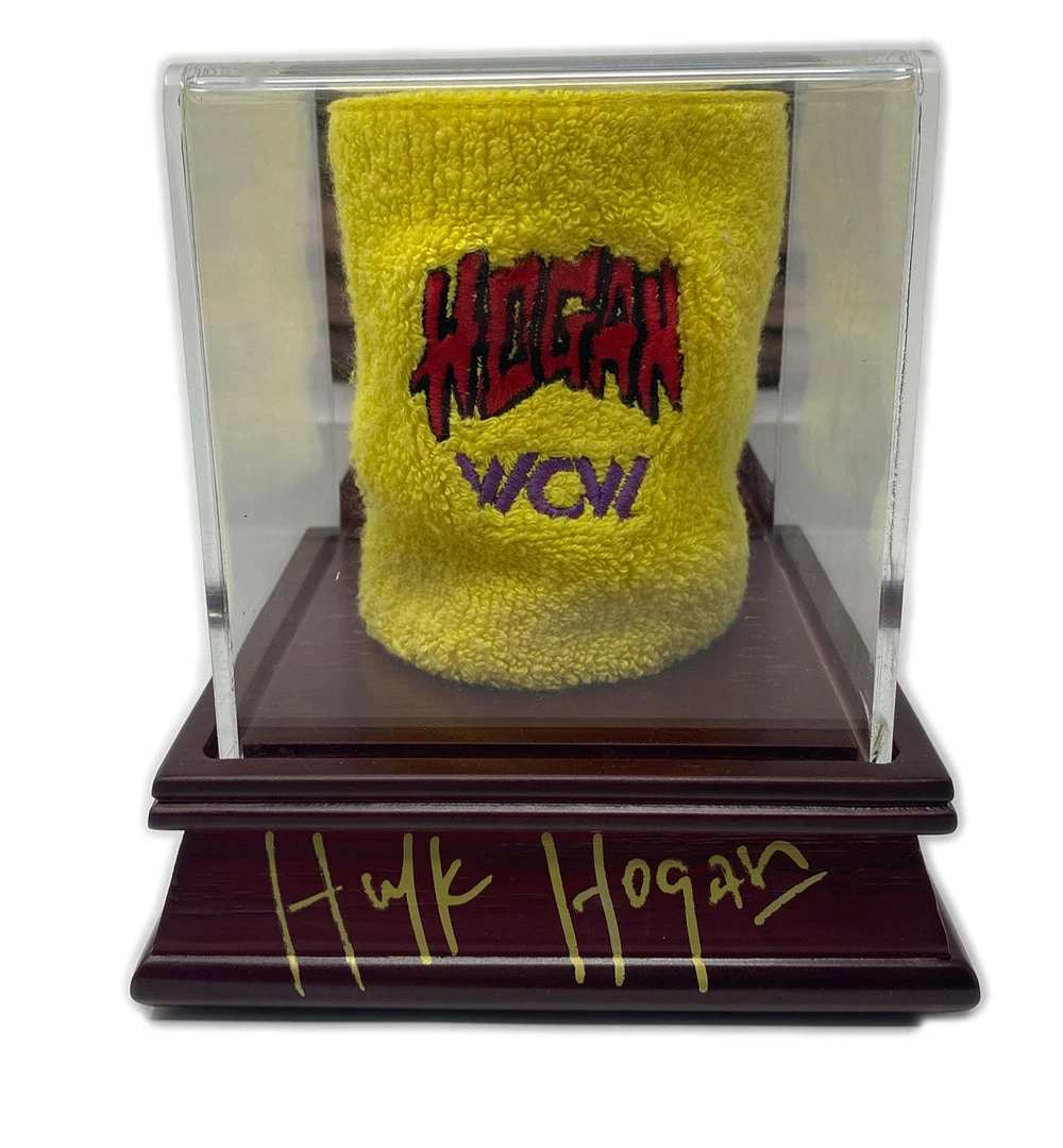 Hogan's Beach Shop SIGNED WcW Ring Worn "Super Rare" Hulk Hogan Wristband 1 Hogan's Beach Shop SIGNED WcW Ring Worn "Super Rare" Hulk Hogan Wristband