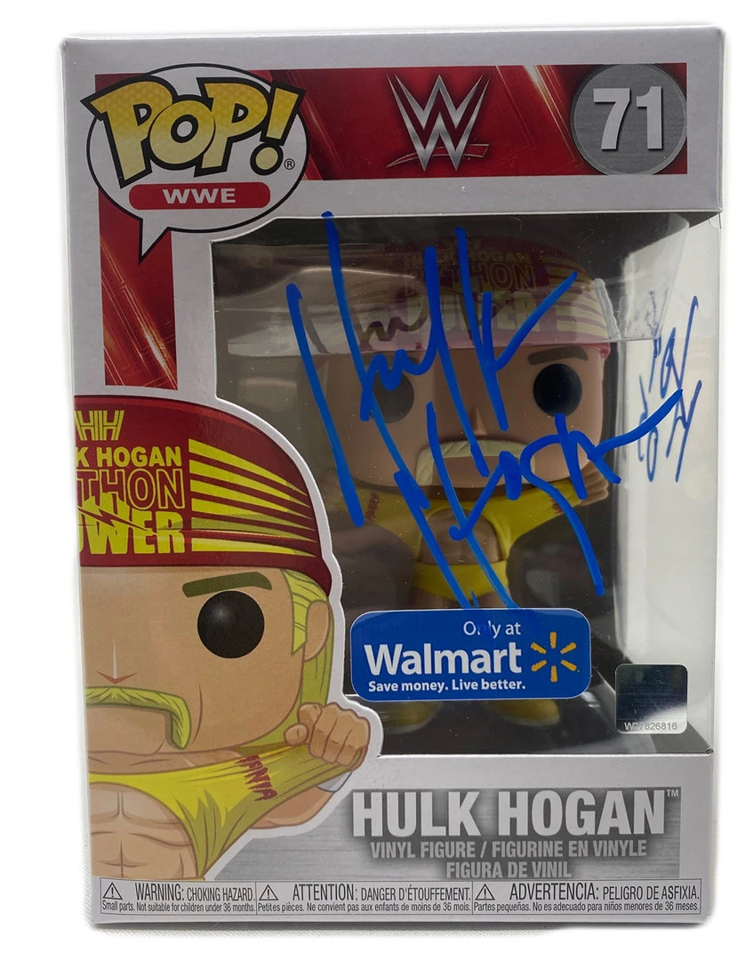 Hogan's Beach Shop Python Power Funko Pop Signed In Blue 1 Hogan's Beach Shop Python Power Funko Pop Signed In Blue