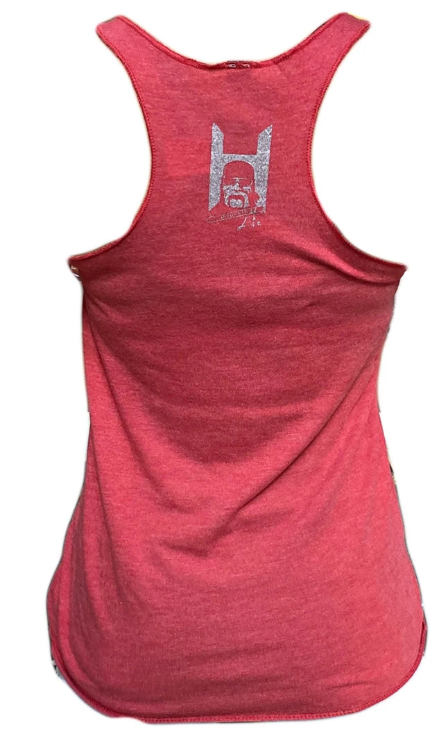 Hogan's Beach Shop Red Vintage Hulkamania Womens Tank 2 Hogan's Beach Shop Red Vintage Hulkamania Womens Tank