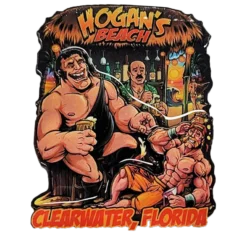 Hogan's Beach Shop SOUVENIRS 3D Andre Hogan Beach Bar Wooden Magnet