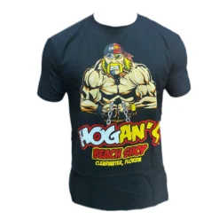 Hogan's Beach Shop CLOTHING Split Hogan Face Black Tee
