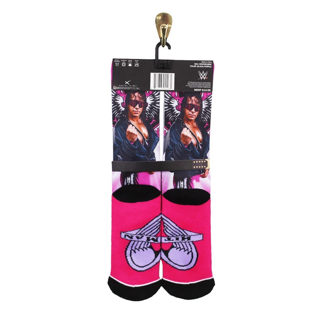 Hogan's Beach Shop Bret Hart "Hitman" ODD SOX ODD SOCKS 3 Hogan's Beach Shop Bret Hart "Hitman" ODD SOX ODD SOCKS