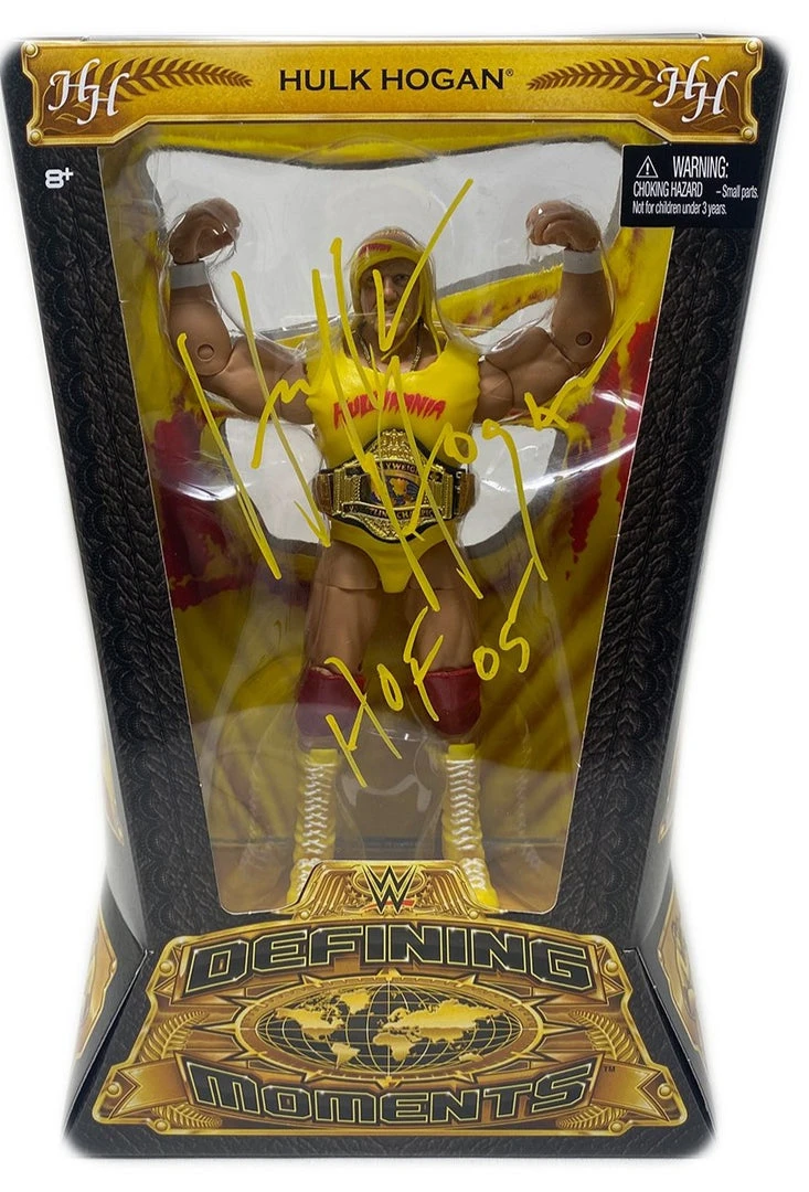 Hogan's Beach Shop AUTOGRAPHED TOYS & FIGURES Hulk Hogan Signed Defining Moments WWE Action Figure 2 Hogan's Beach Shop AUTOGRAPHED TOYS & FIGURES Hulk Hogan Signed Defining Moments WWE Action Figure