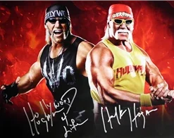Hogan's Beach Shop AUTOGRAPHED POSTERS Hulk Hogan Signed Hollywood Face Off Poster