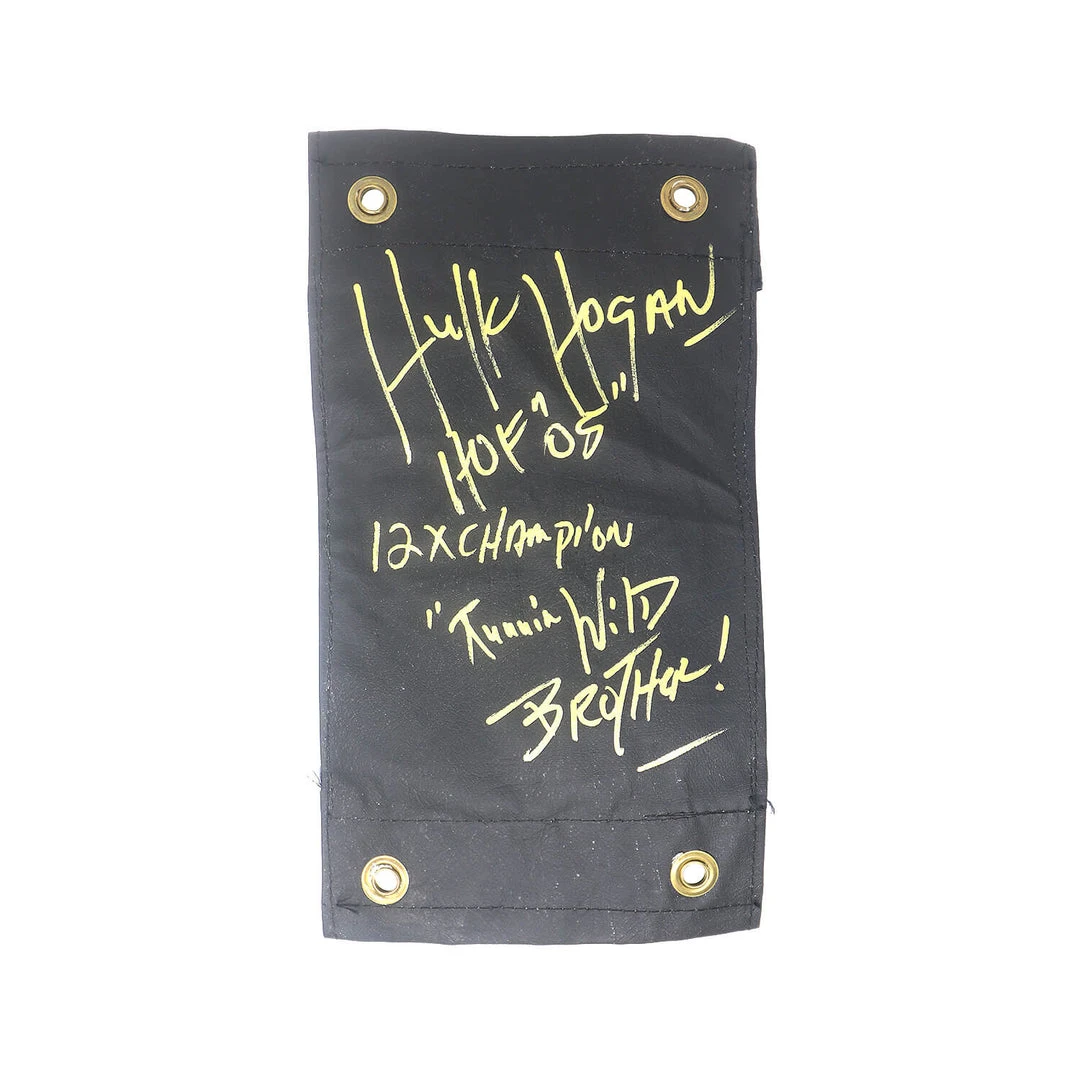 Hogan's Beach Shop Hulk Hogan Signed WWE Turnbuckle 4 Hogan's Beach Shop Hulk Hogan Signed WWE Turnbuckle