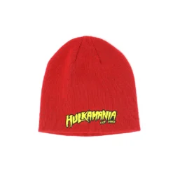Hogan's Beach Shop COLD WEATHER Red Hulkamania Acrylic Beanie