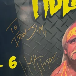 Hogan's Beach Shop Live Size Hulk Hogan Poster To "Jim" Signed AUTOGRAPHED MEDIA