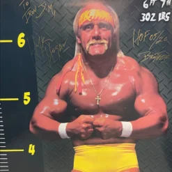 Hogan's Beach Shop Live Size Hulk Hogan Poster To "Jim" Signed AUTOGRAPHED MEDIA