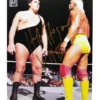 Hogan's Beach Shop Hulk Hogan Signed Hogan Vs Andre Photo