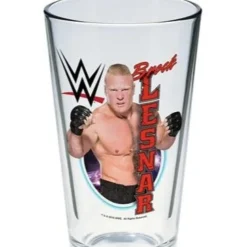 Hogan's Beach Shop Brock Lesnar WWE Pint Glass SOUVENIRS