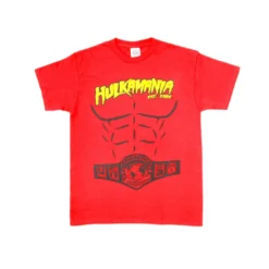 Hogan's Beach Shop KID'S Red Hulkamania Heavyweight Champion Shirt Kids