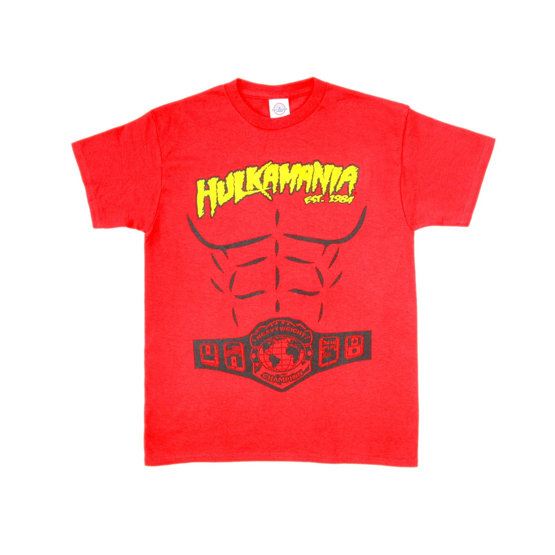 Hogan's Beach Shop KID'S Red Hulkamania Heavyweight Champion Shirt Kids 1 Hogan's Beach Shop KID'S Red Hulkamania Heavyweight Champion Shirt Kids
