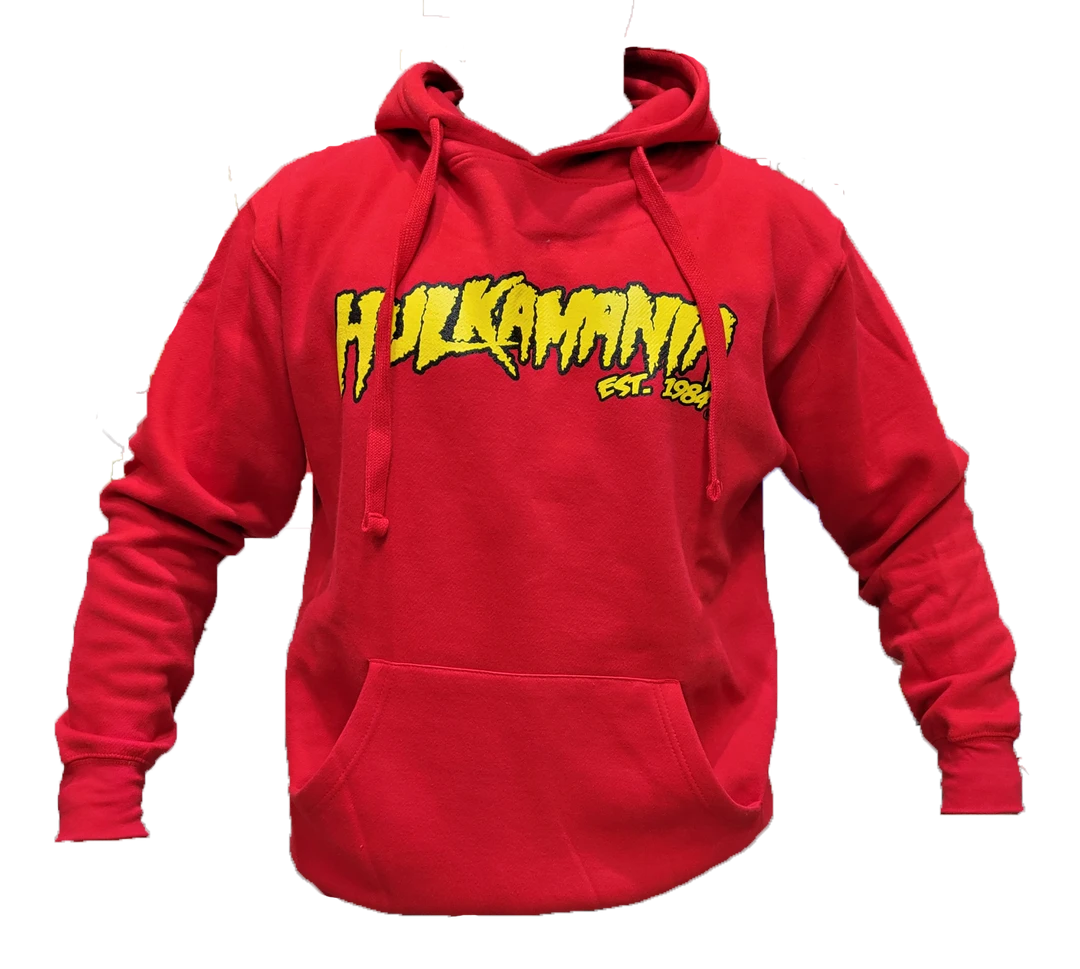 Hogan's Beach Shop COLD WEATHER Red Hulkamania Hoodie 1 Hogan's Beach Shop COLD WEATHER Red Hulkamania Hoodie