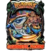 Hogan's Beach Shop SOUVENIRS 3D Shark Hammock Wood Magnet