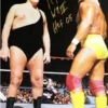 Hogan's Beach Shop Hulk Hogan Signed Hogan Vs Andre Poster AUTOGRAPHED POSTERS
