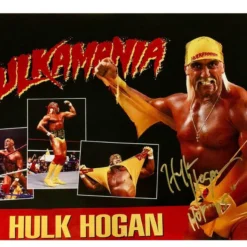 Hogan's Beach Shop Hulk Hogan Signed Collage Poster AUTOGRAPHED POSTERS