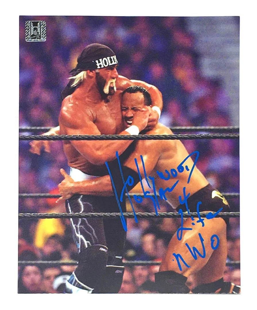 Hogan's Beach Shop Hulk Hogan Signed Wrestlemania 18 Photo 1 Hogan's Beach Shop Hulk Hogan Signed Wrestlemania 18 Photo