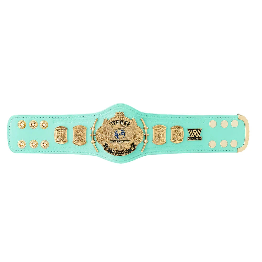 Hogan's Beach Shop WWE Blue Winged Eagle Championship Mini Replica Title Belt 1 Hogan's Beach Shop WWE Blue Winged Eagle Championship Mini Replica Title Belt