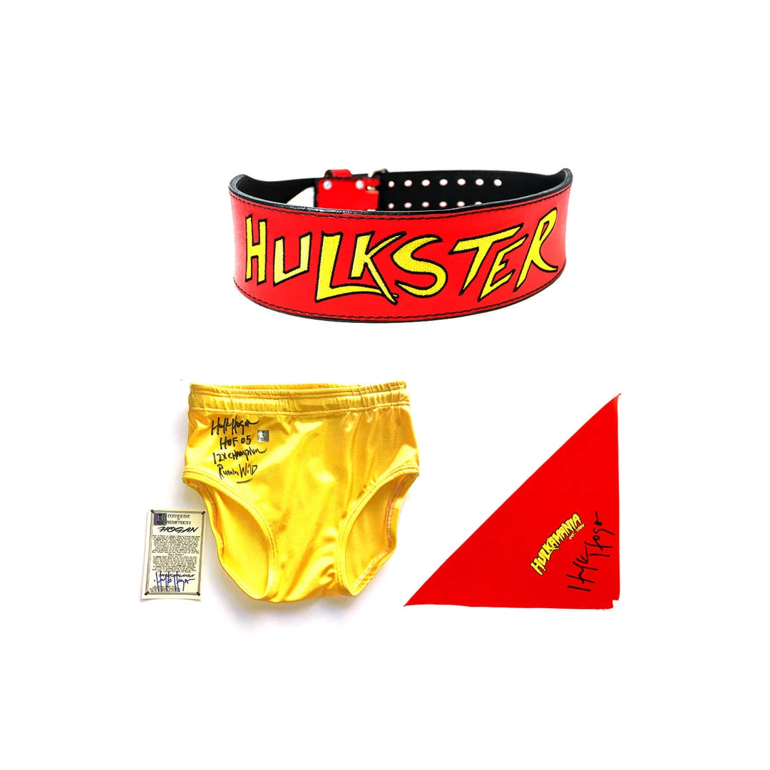 Hogan's Beach Shop Hulk Hogan Signed Ultimate Hulkamaniac Package 1 Hogan's Beach Shop Hulk Hogan Signed Ultimate Hulkamaniac Package