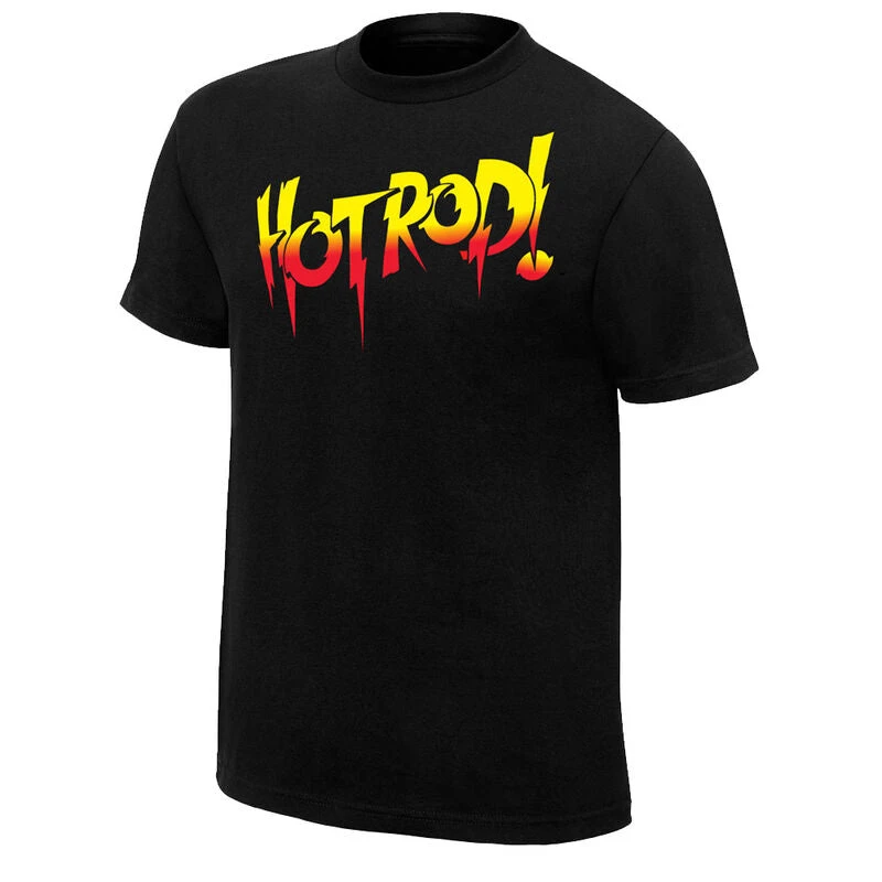 Hogan's Beach Shop CLOTHING Roddy Piper Black Hot Rod Retro T-Shirt 1 Hogan's Beach Shop CLOTHING Roddy Piper Black Hot Rod Retro T-Shirt