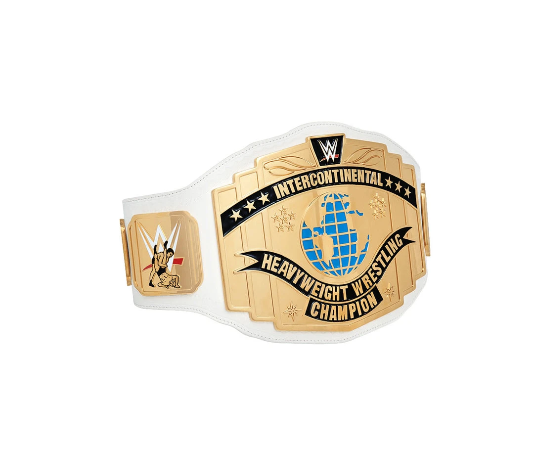 Hogan's Beach Shop White WWE Intercontinental Championship Commemorative Title Belt BELTS 3 Hogan's Beach Shop White WWE Intercontinental Championship Commemorative Title Belt BELTS