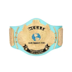 Hogan's Beach Shop BELTS Turquiose Replica Winged Eagle WWE Championship Title Belt