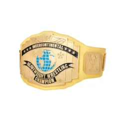 Hogan's Beach Shop Yellow Replica Intercontinental WWE Championship Title Belt
