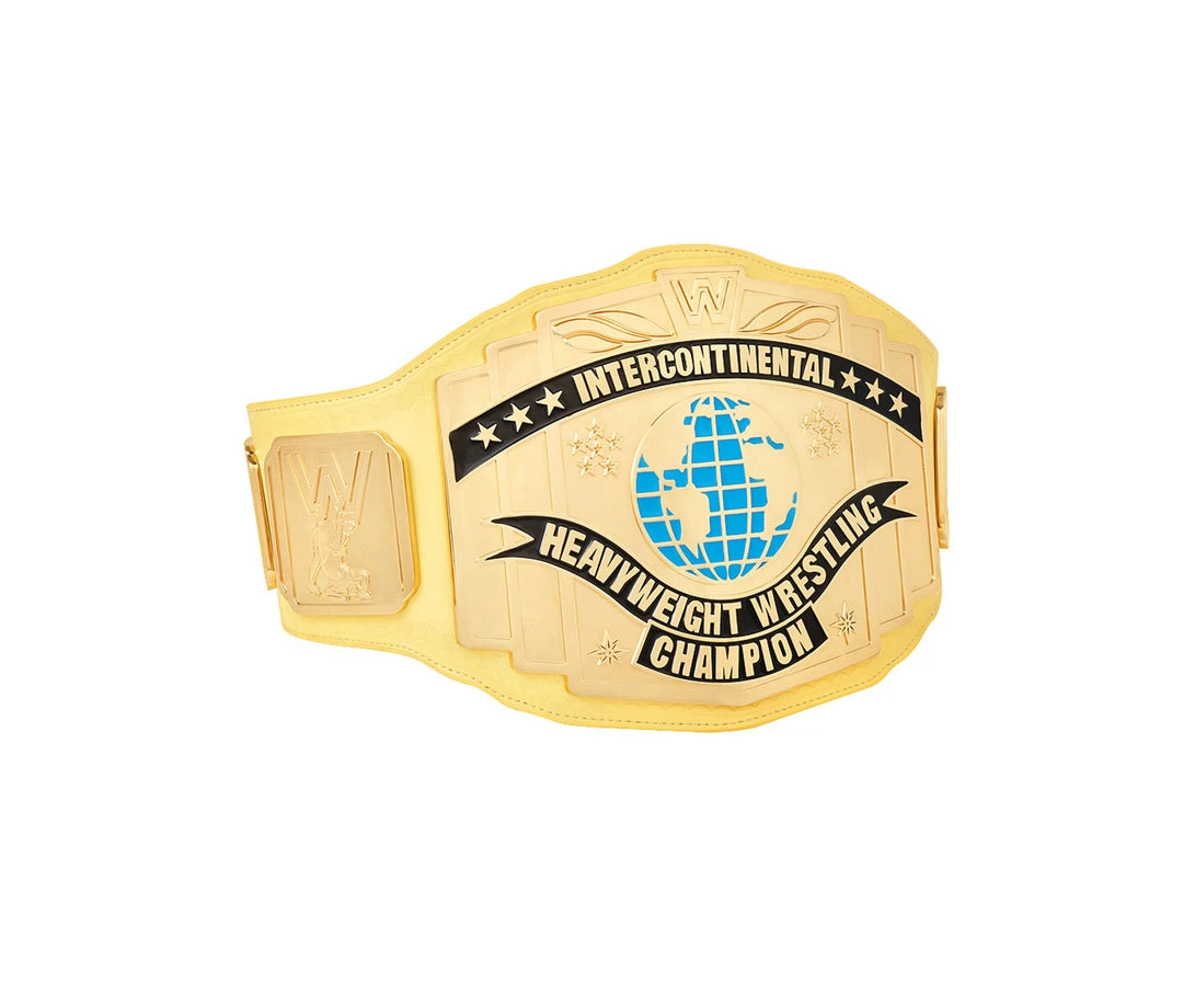 Hogan's Beach Shop Yellow Replica Intercontinental WWE Championship Title Belt 3 Hogan's Beach Shop Yellow Replica Intercontinental WWE Championship Title Belt