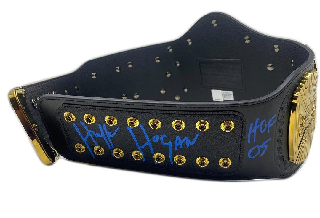 Hogan's Beach Shop Hulk Hogan Signed WWE Winged Eagle Replica Belt W Free Signed 8x10 BELTS 2 Hogan's Beach Shop Hulk Hogan Signed WWE Winged Eagle Replica Belt W Free Signed 8x10 BELTS
