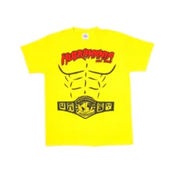 Hogan's Beach Shop Yellow Hulkamania Heavyweight Champion Shirt Kids KID'S