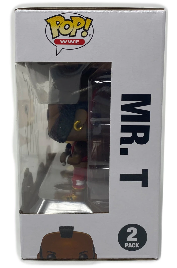 Hogan's Beach Shop Hulk Hogan & Mr. T, Hulkamania 2 Pack,Red Amazon Exclusive (51720) Signed Funko Pop! WWE - 2 Hogan's Beach Shop Hulk Hogan & Mr. T, Hulkamania 2 Pack,Red Amazon Exclusive (51720) Signed Funko Pop! WWE -