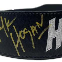 Hogan's Beach Shop Hulkster Signed Weight Belt Black W/Coa