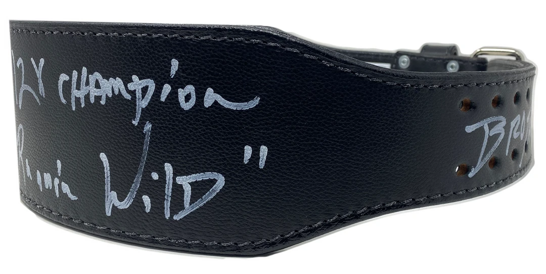 Hogan's Beach Shop Hulk Hogan Dumbell Weightbelt Signed 3 Hogan's Beach Shop Hulk Hogan Dumbell Weightbelt Signed