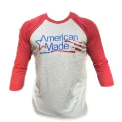 Hogan's Beach Shop CLOTHING American Made Half Sleeve Red