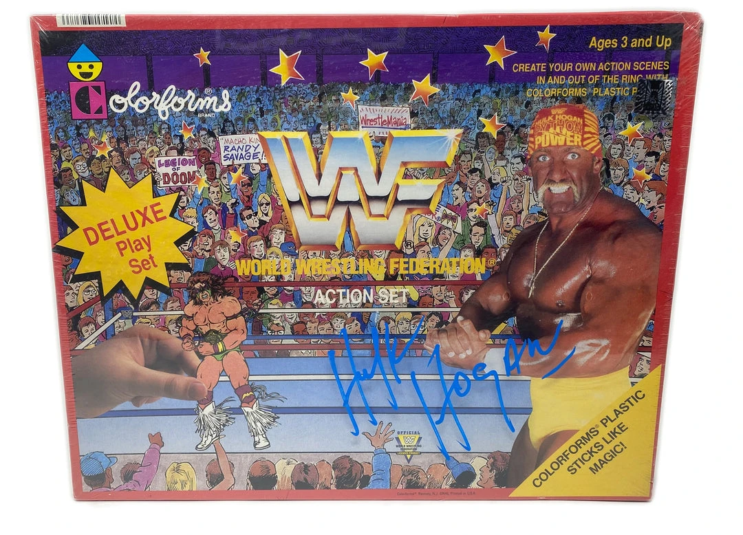 Hogan's Beach Shop Signed Deluxe Hulk Hogan Play Set Come With "CoA AUTOGRAPHED TOYS & FIGURES 1 Hogan's Beach Shop Signed Deluxe Hulk Hogan Play Set Come With "CoA AUTOGRAPHED TOYS & FIGURES