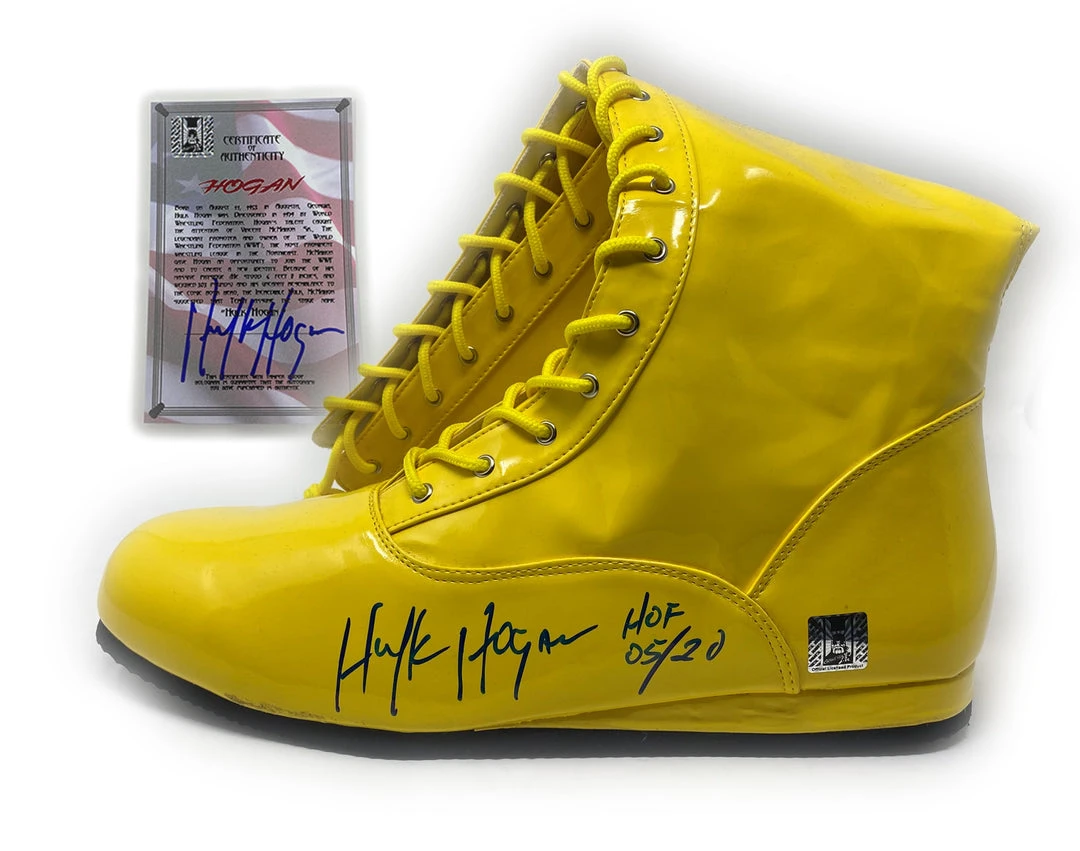 Hogan's Beach Shop Signed Wrestling Boot 1 Hogan's Beach Shop Signed Wrestling Boot