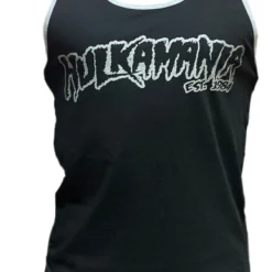 Hogan's Beach Shop Mens Tanktops Hulkamania Reflective Black Tank