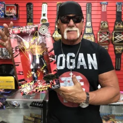 Hogan's Beach Shop Hulk Hogan Signed Hollywood Hogan Action Figure