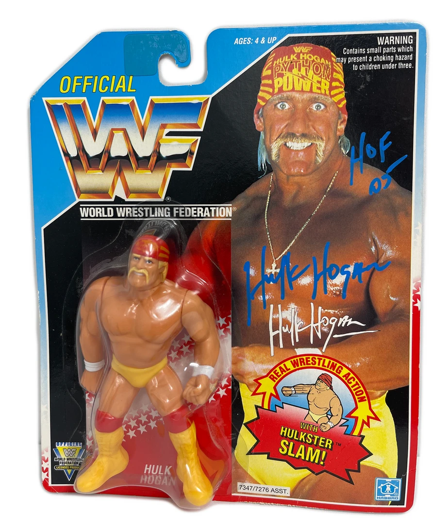 Hogan's Beach Shop Hasbro WWF Hulk Hogan 1992 Hulkster Slam Action Figure Signed AUTOGRAPHED TOYS & FIGURES 1 Hogan's Beach Shop Hasbro WWF Hulk Hogan 1992 Hulkster Slam Action Figure Signed AUTOGRAPHED TOYS & FIGURES