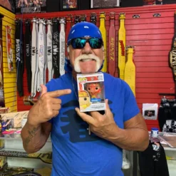 Hogan's Beach Shop Python Power Funko Pop Signed In Red!!