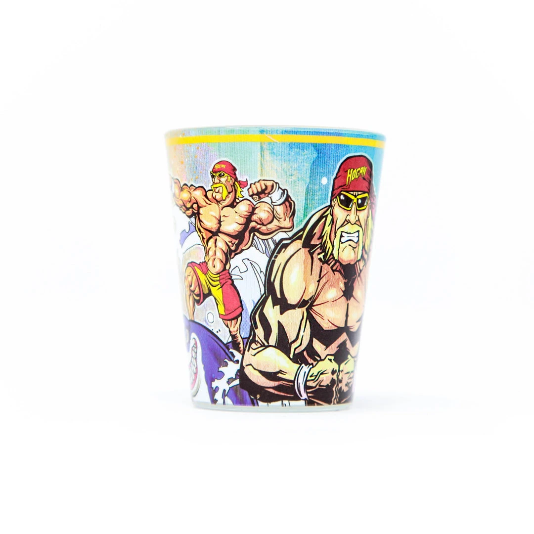 Hogan's Beach Shop HBS Blue 2oz Shot Glass 2 Hogan's Beach Shop HBS Blue 2oz Shot Glass