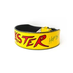 Hogan's Beach Shop Yellow Signed Hulkster Weight Belt AUTOGRAPHED WEIGHT BELTS